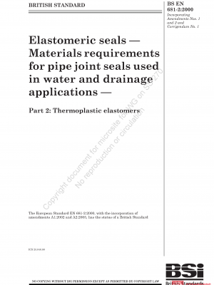 BS EN 681 WG-2:2000 PDF