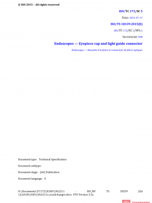 ISO/TS 18339:2015 PDF