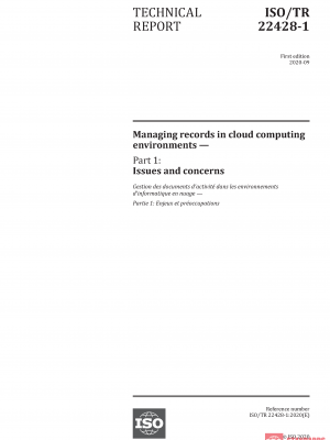 ISO/TR 22428-1:2020 PDF