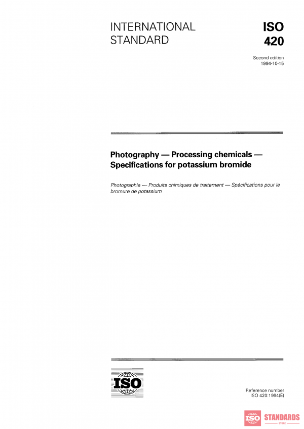 ISO 420:1994 PDF