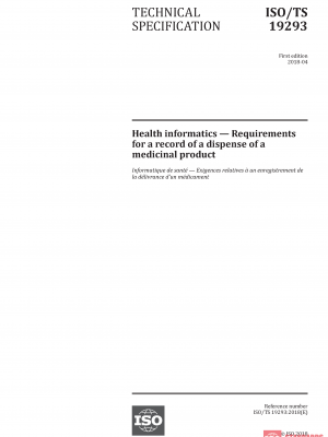 ISO/TS 19293:2018 PDF