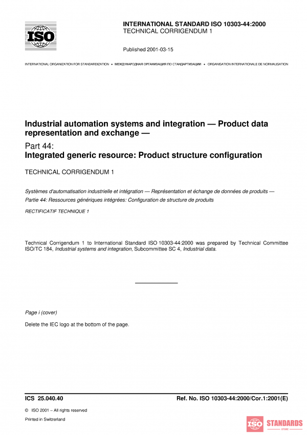 ISO 10303-44:2000/Cor 1:2001 PDF