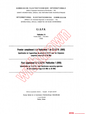 CISPR 1A:1966 PDF