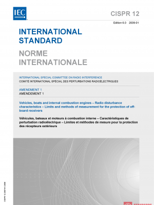 CISPR 12:2007/AMD1:2009 PDF