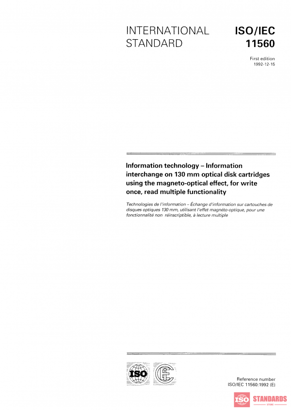 ISO/IEC 11560:1992 PDF