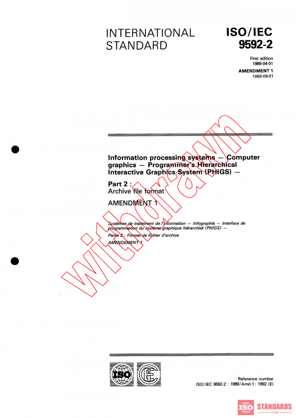 ISO/IEC 9592-2:1989/AMD1:1992 PDF