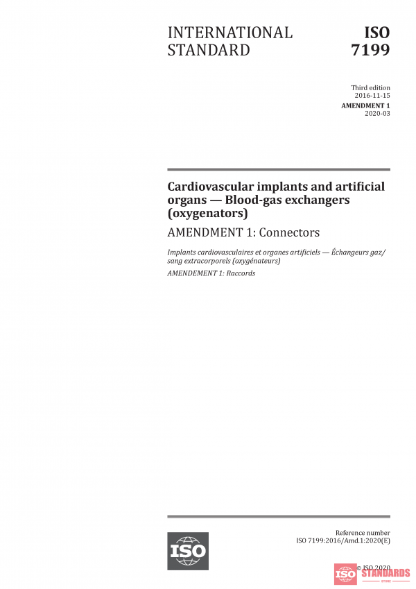 ISO 7199:2016/Amd 1:2020 PDF