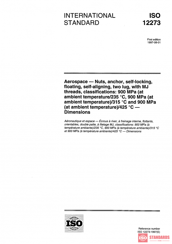 ISO 12273:1997 PDF