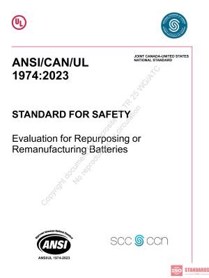 ANSI/CAN/UL 1974  WG:2023 PDF