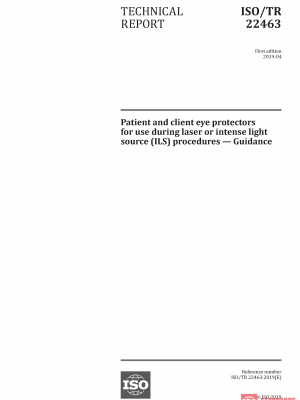 ISO/TR 22463:2019 PDF