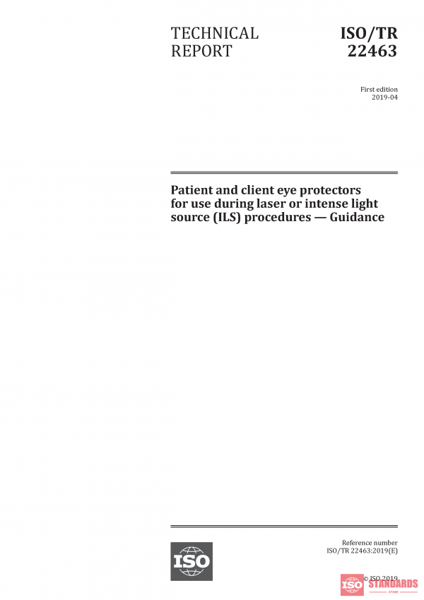 ISO/TR 22463:2019 PDF
