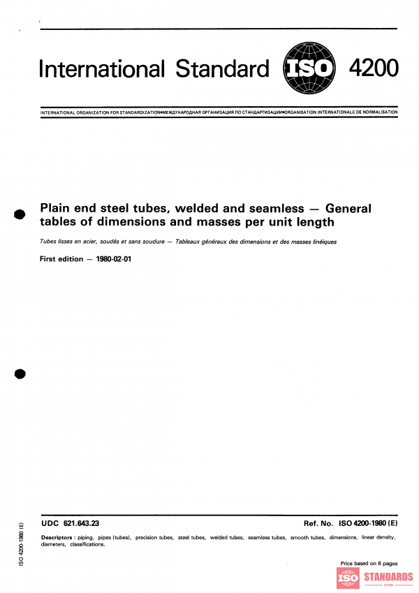 ISO 4200:1980 PDF