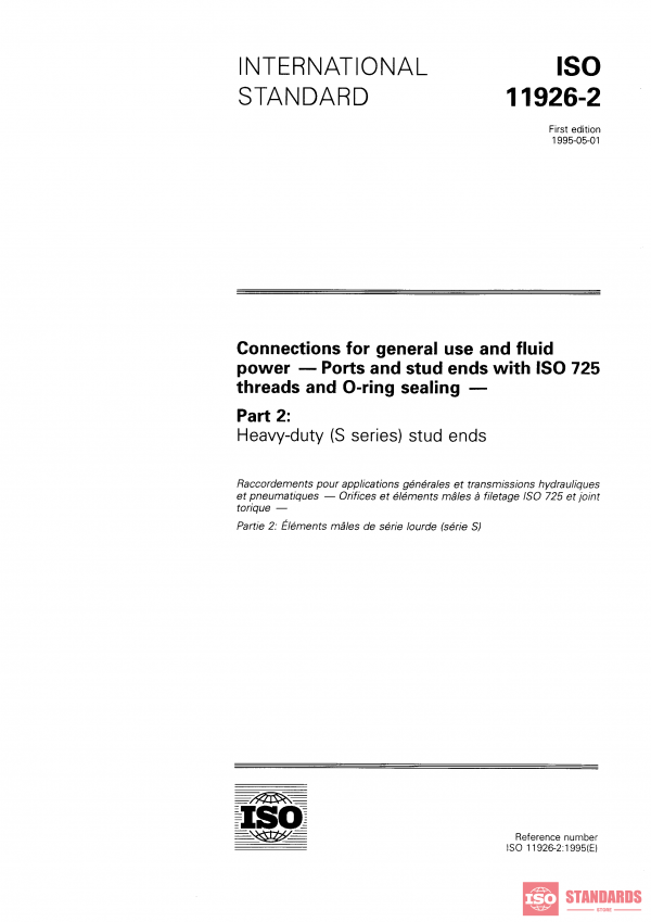 ISO 11926-2:1995 PDF