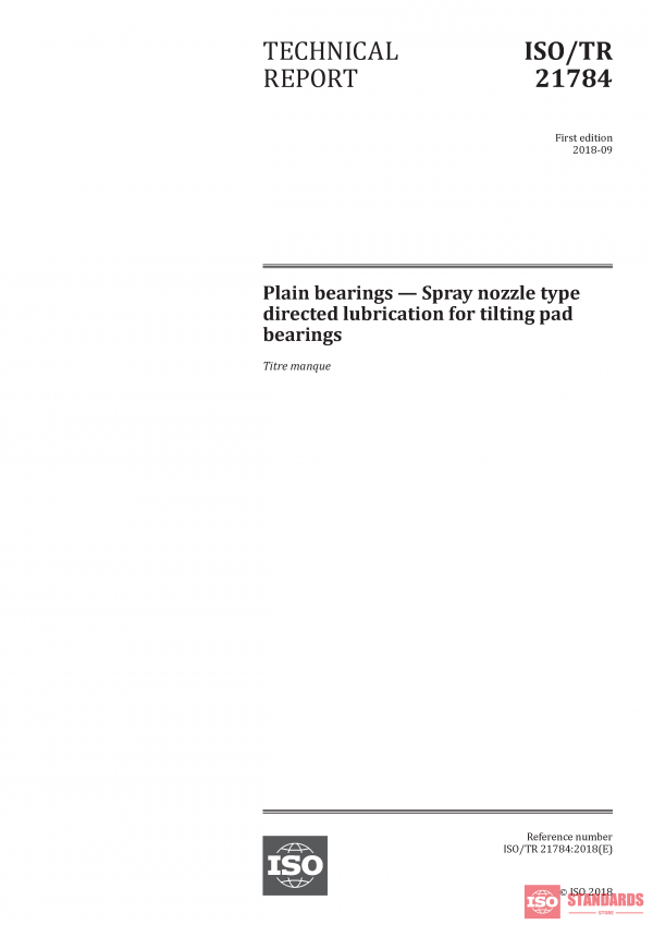 ISO/TR 21784:2018 PDF