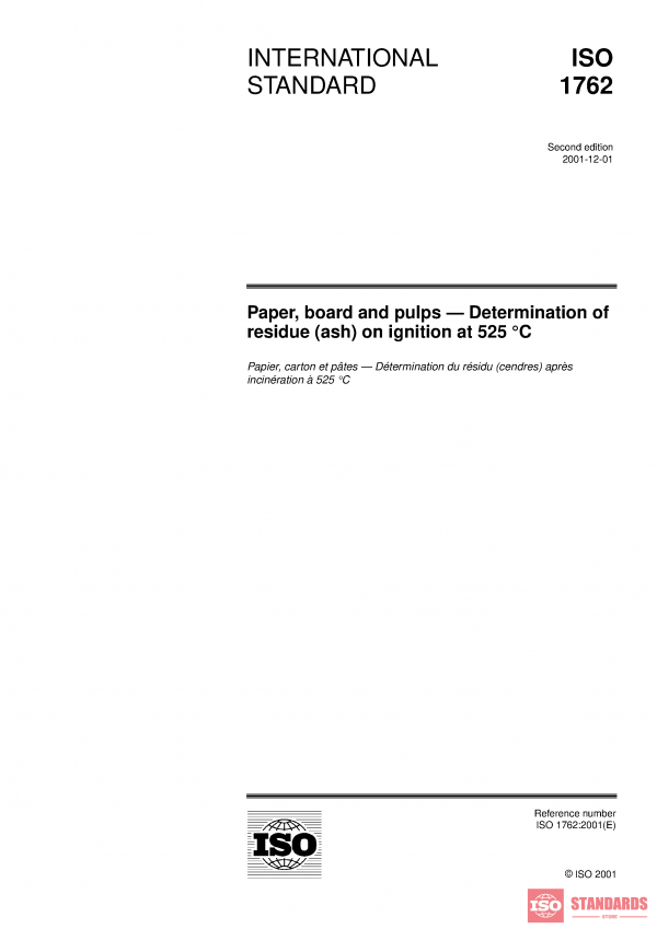 ISO 1762:2001 PDF