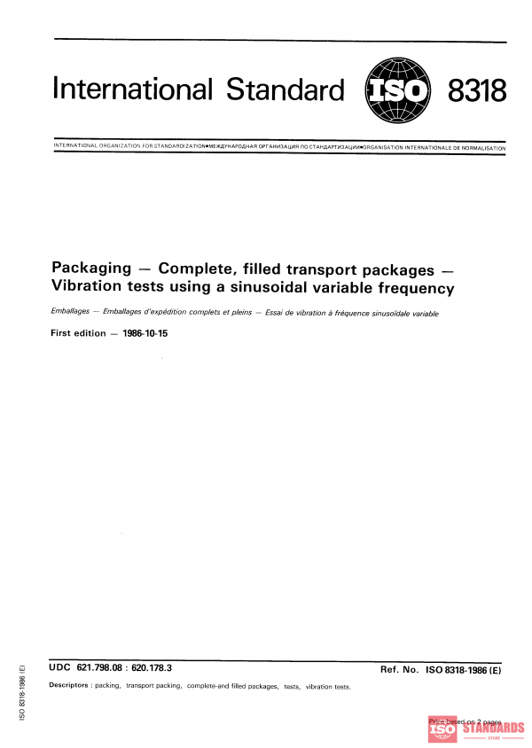 ISO 8318:1986 PDF