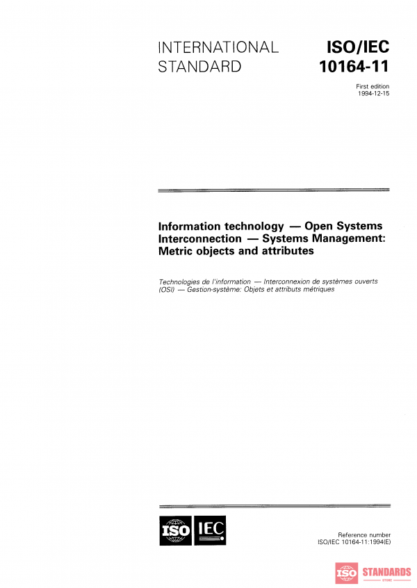 ISO/IEC 10164-11:1994 PDF