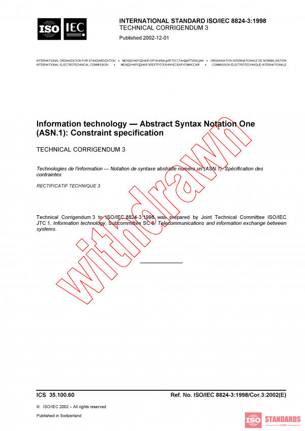ISO/IEC 8824-3:1998/COR3:2002 PDF