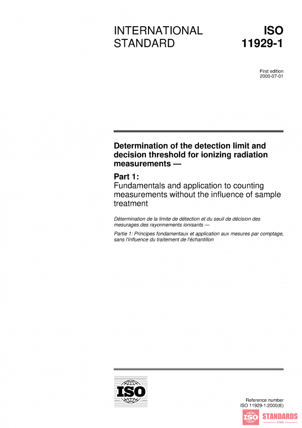 ISO 11929-1:2000 PDF