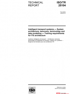 ISO/TR 25104:2008 PDF