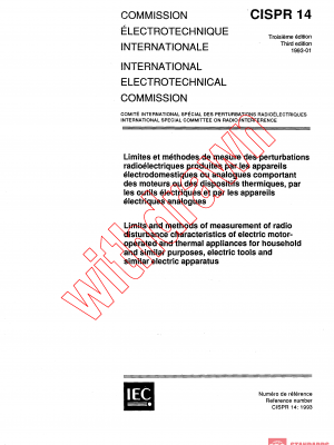 CISPR 14:1993 PDF
