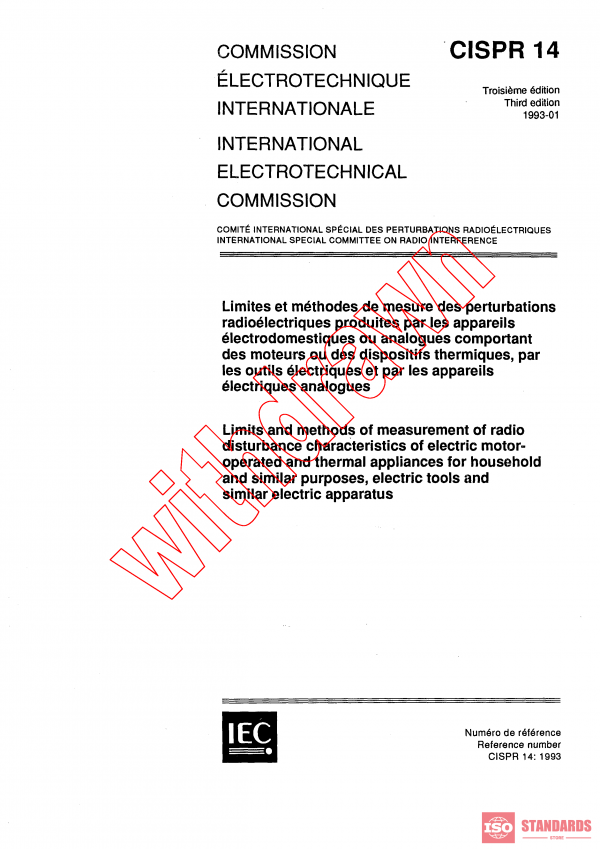 CISPR 14:1993 PDF