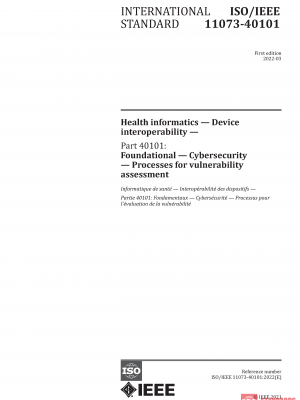 ISO/IEEE 11073-40101:2022 PDF