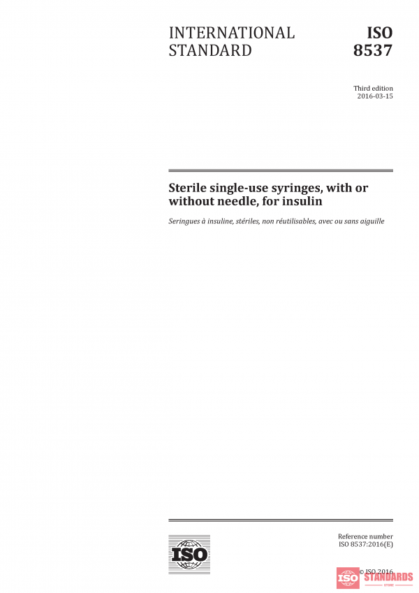 ISO 8537:2016 PDF