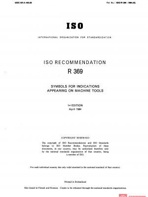 ISO/R 369:1964 PDF