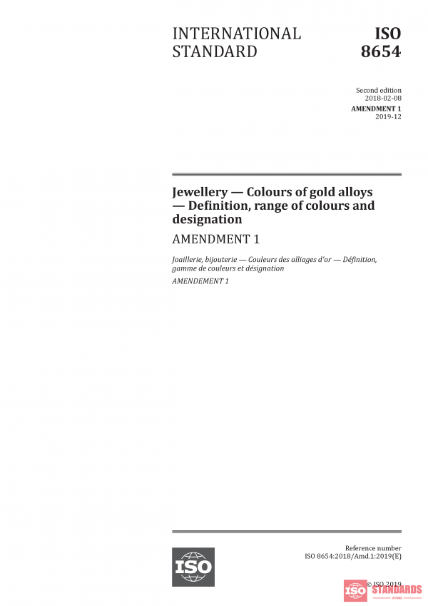 ISO 8654:2018/Amd 1:2019 PDF