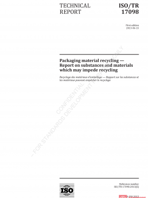 ISO TR 17098 :2013 PDF