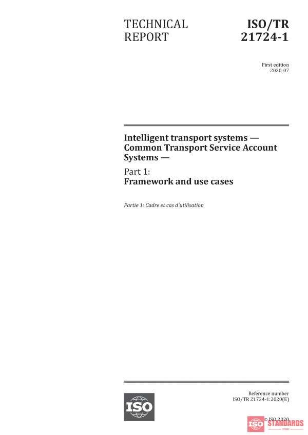 ISO/TR 21724-1:2020 PDF