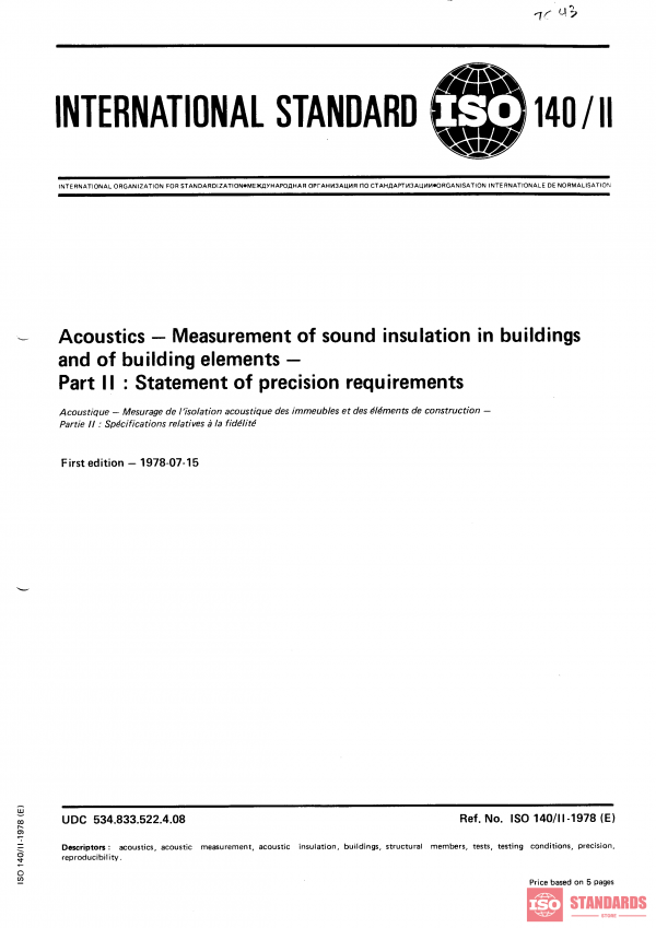ISO 140-2:1978 PDF