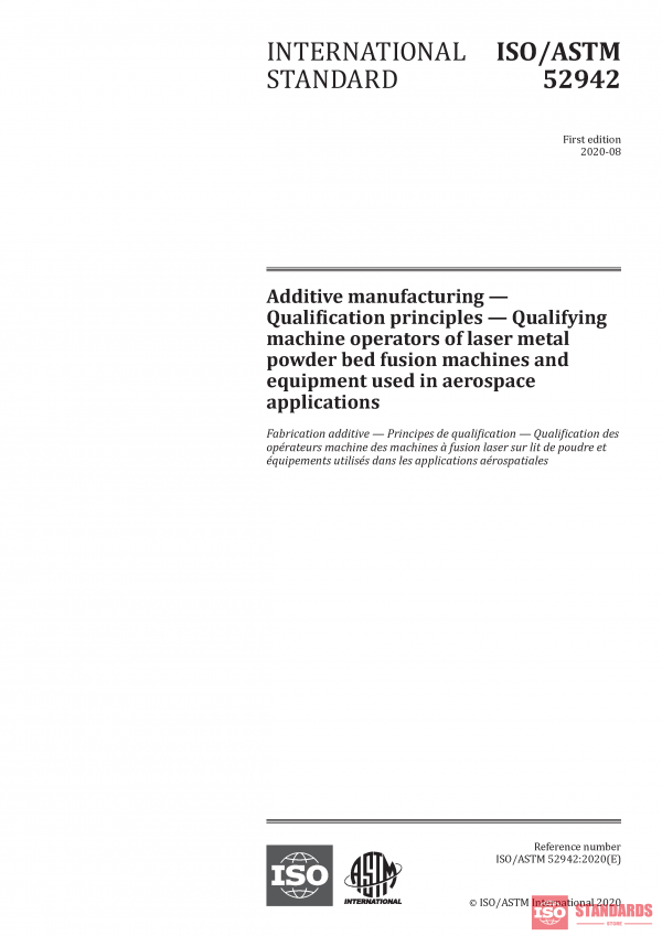 ISO/ASTM 52942:2020 PDF