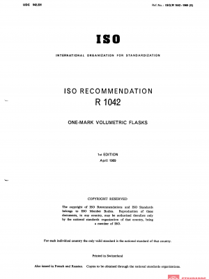 ISO/R 1042:1969 PDF