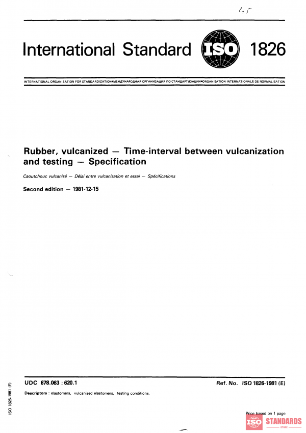 ISO 1826:1981 PDF