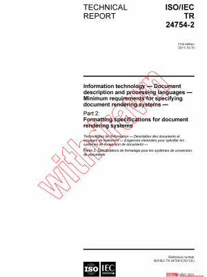 ISO/IEC TR 24754-2:2011 PDF