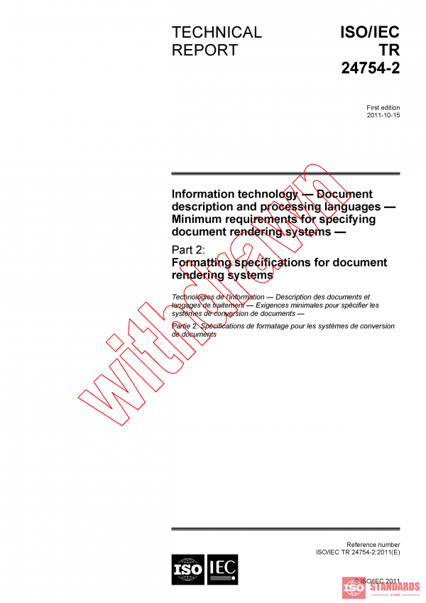 ISO/IEC TR 24754-2:2011 PDF