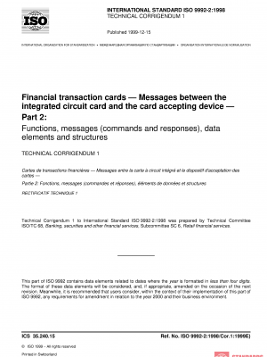 ISO 9992-2:1998/Cor 1:1999 PDF