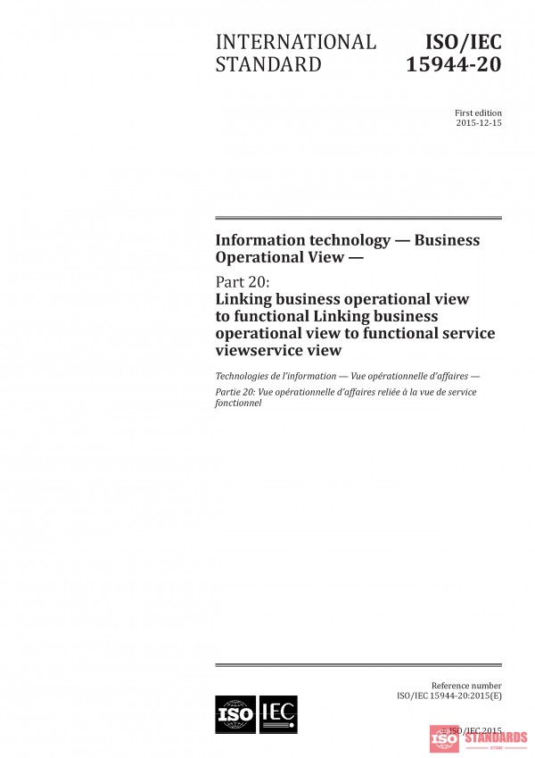ISO/IEC 15944-20:2015 PDF