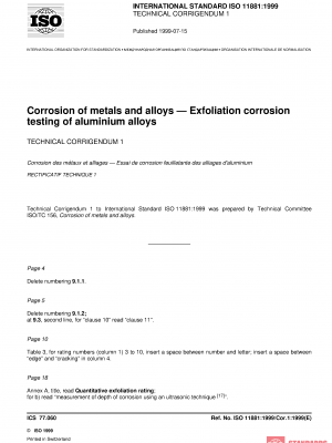 ISO 11881:1999/Cor 1:1999 PDF