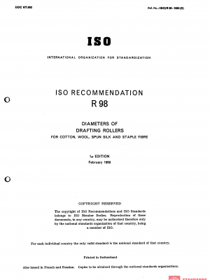 ISO/R 98:1959 PDF