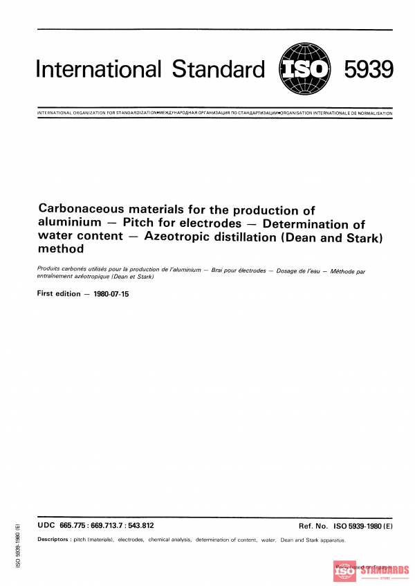 ISO 5939:1980 PDF
