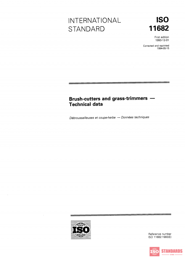 ISO 11682:1993 PDF