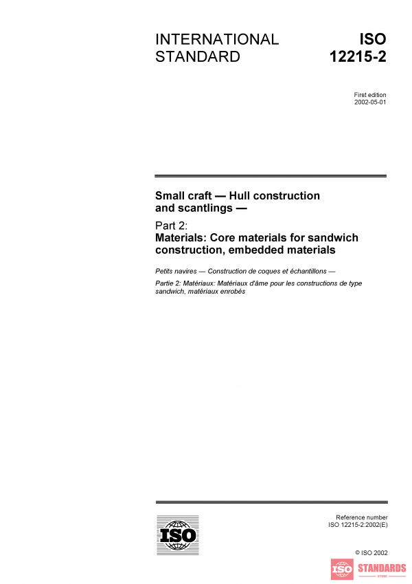 ISO 12215-2:2002 PDF