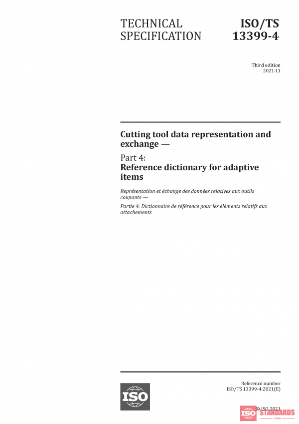 ISO/TS 13399-4:2021 PDF