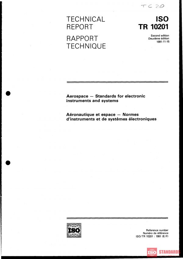 ISO/TR 10201:1991 PDF