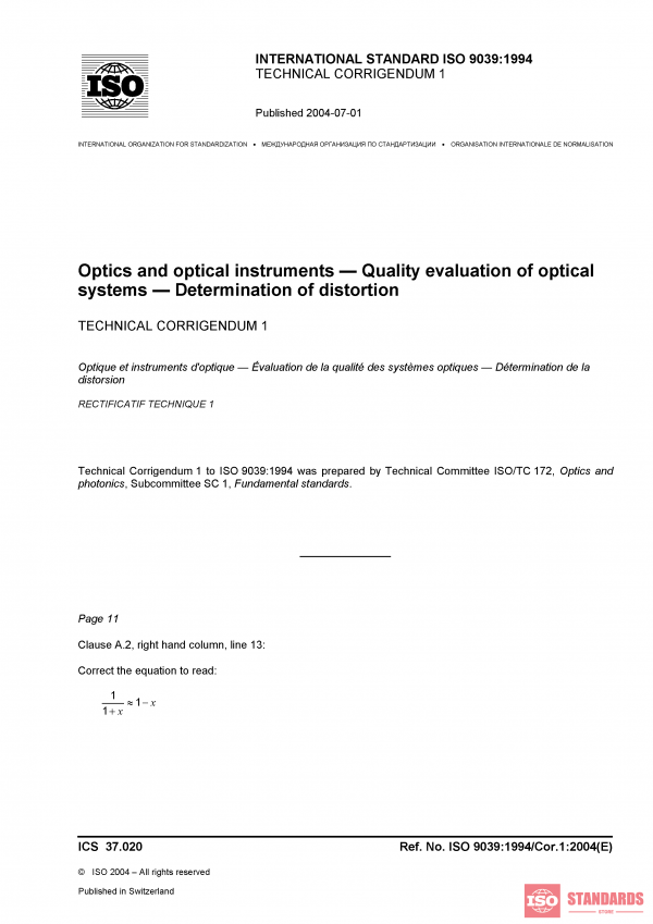 ISO 9039:1994/Cor 1:2004 PDF