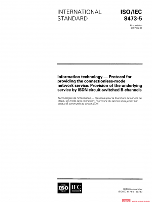 ISO/IEC 8473-5:1997 PDF