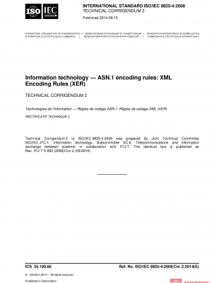 ISO/IEC 8825-4:2008/Cor 2:2014 PDF
